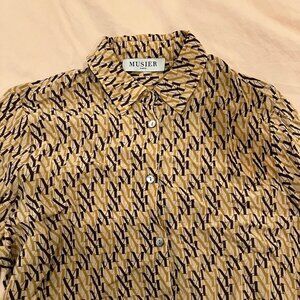 Musier Printed Monogram Shirt